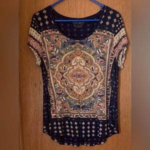 Boho Blouse Lucky Brand L